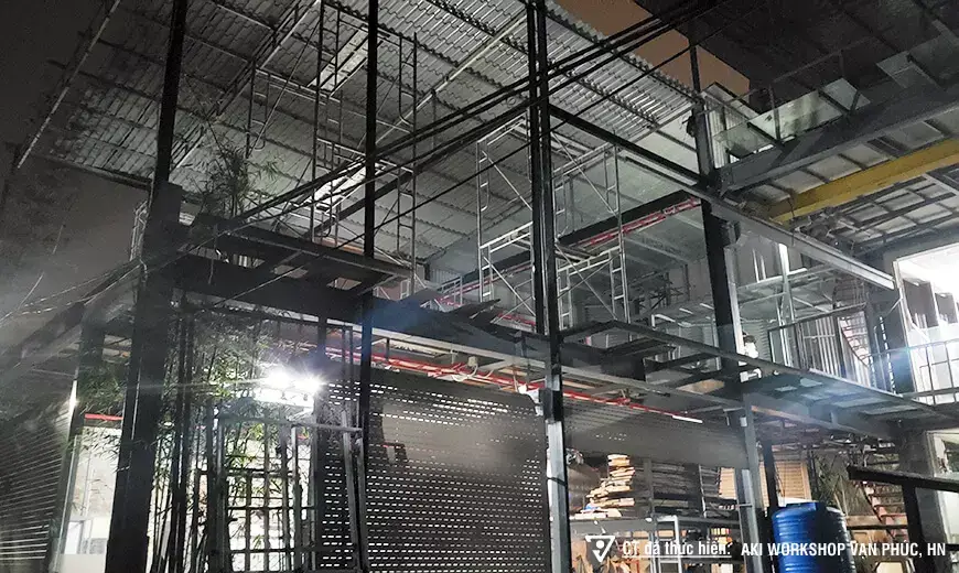 Gia công, lắp đặt nội thất