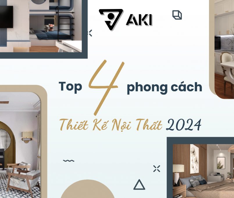 Top 4 Phong Cách Thiết Kế Nội Thất Thịnh Hành Năm 2024