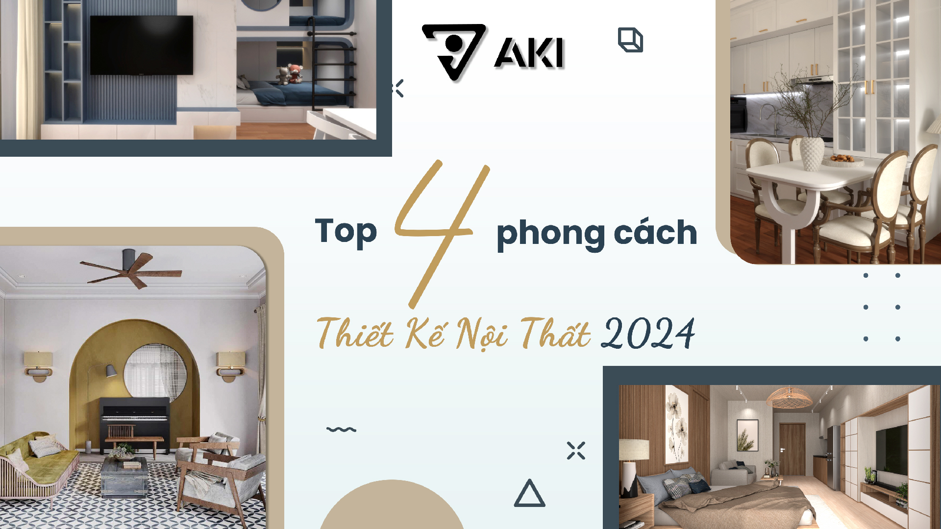 Top 4 Phong Cách Thiết Kế Nội Thất Thịnh Hành Năm 2024